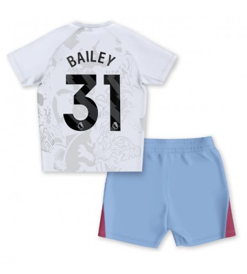 Aston Villa Leon Bailey #31 Borta Kläder Barn 2023-24 Kortärmad (+ Korta byxor)